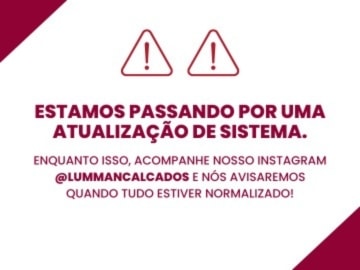 Estamos passando por uma atualização