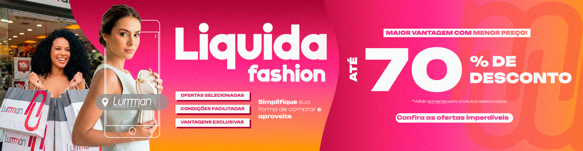 LiquidaFashion - Até 70% OFF