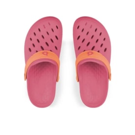 Babuche Clog Easy Boa Onda Feminina Goiaba