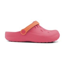 Babuche Clog Easy Boa Onda Feminina Goiaba