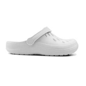 Babuche Clog Easy Boa Onda Feminino Branco