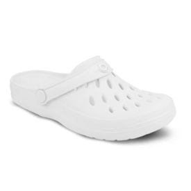 Babuche Clog Easy Boa Onda Feminino Branco