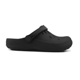 Babuche Clog Easy Boa Onda Feminino Preto