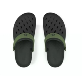 Babuche Clog Easy Boa Onda Feminino Preto