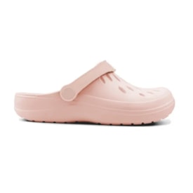 Babuche Clog Easy Boa Onda Feminino Rosa Nude