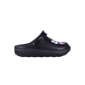 Babuche Molekinha Feminino Infantil Preto