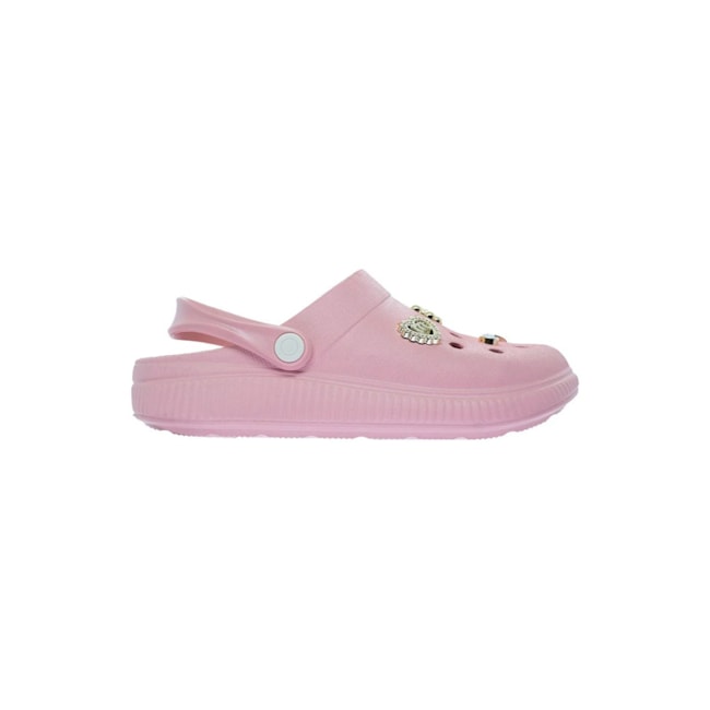 Babuche Molekinha Infantil Feminino Rosa