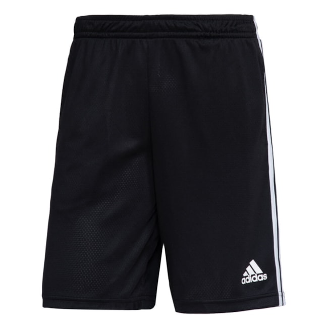 Bermuda Adidas M 3S Masculina Preto