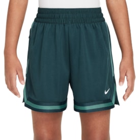 Bermuda Nike Dri-Fit Dna 5Ln Infantil Verde Musgo