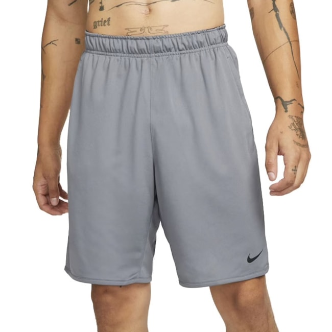 Bermuda Nike Dri-Fit Totality Masculina Cinza