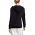 Blusa Capuz Zíper Regular Essentials 3-Stripes Adidas Feminina Preto