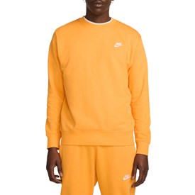 Blusão Nike Sportswear Club French Terry Masculino Amarelo