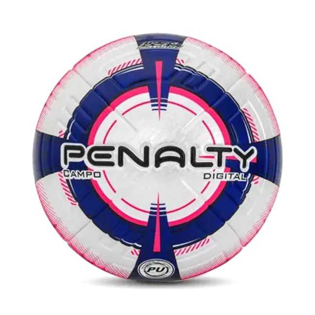 Bola Campo Penalty Branco e Rosa