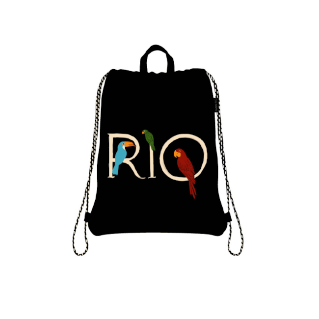 Bolsa Academia Farm Feminina Preto