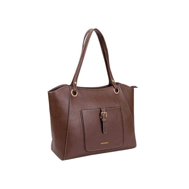 Bolsa Alice Palucci Média Feminina Marrom