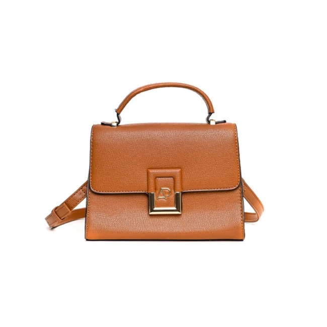 Bolsa Alice Palucci Pequena Feminina Marrom