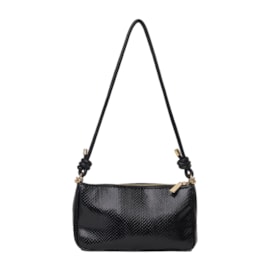 Bolsa Bag Snake Macadamia Feminina Preto