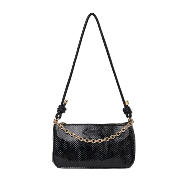 Bolsa Bag Snake Macadamia Feminina Preto