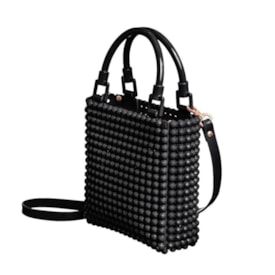 Bolsa Beads Petite Jolie Feminina Preto