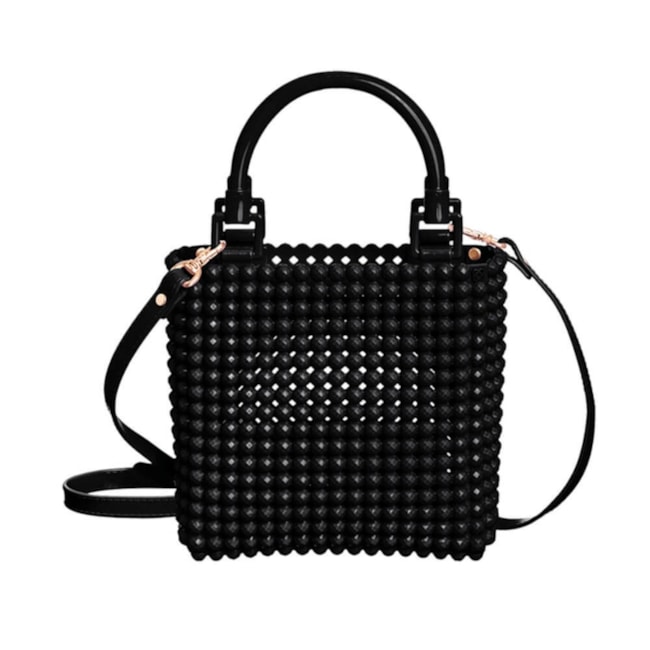 Bolsa Beads Petite Jolie Feminina Preto Bolsa Beads Petite Jolie Feminina Preto