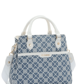 Bolsa Chenson Linha Bordado E Cool Feminina Azul