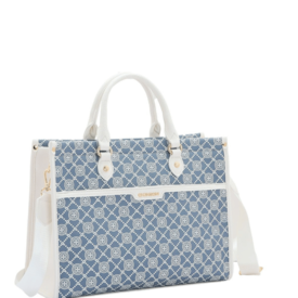 Bolsa Chenson Linha Bordado E Cool Feminina Azul