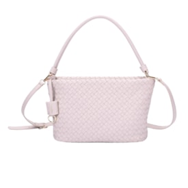 Bolsa Cross Bag Tramada Macadamia Feminina Off White