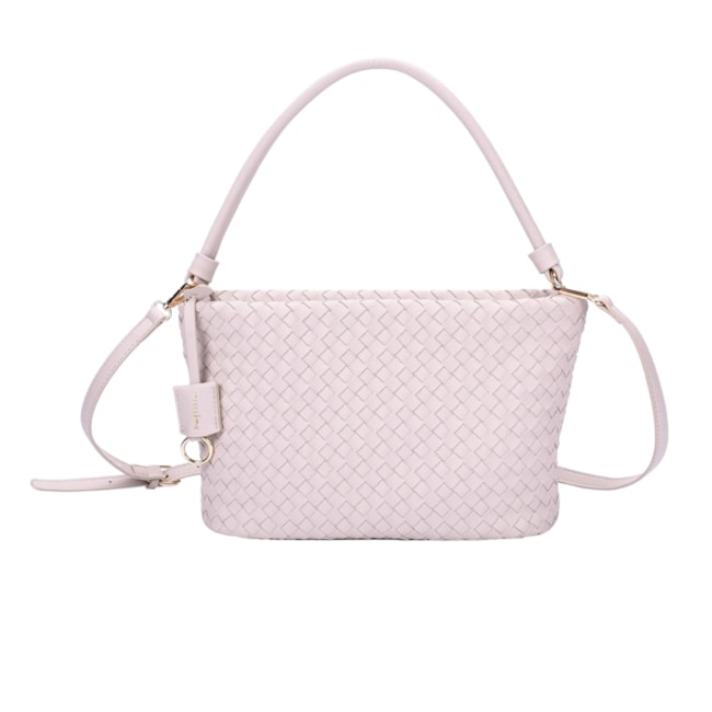 Bolsa Cross Bag Tramada Macadamia Feminina Off White