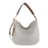 Bolsa De Couro Grande Luz Da Lua Feminina Panna