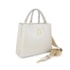 Bolsa De Couro Grande Luz Da Lua Feminina Panna