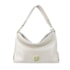 Bolsa De Couro Grande Luz Da Lua Feminina Panna