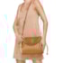 Bolsa De Couro Média Luz Da Lua Feminina Amendoa