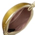 Bolsa De Couro Média Luz Da Lua Feminina Gold