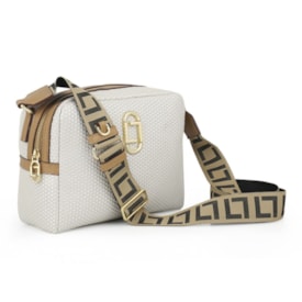 Bolsa De Couro Média Luz Da Lua Feminina Saara