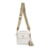 Bolsa De Couro Pequena Luz Da Lua Feminina Panna