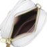 Bolsa De Couro Pequena Luz Da Lua Feminina Panna