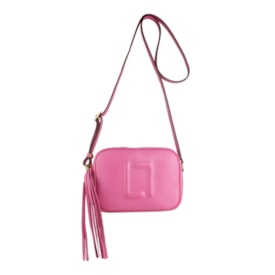 Bolsa De Couro Pequena Luz Da Lua Feminina Pink