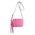 Bolsa De Couro Pequena Luz Da Lua Feminina Pink