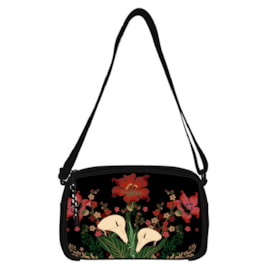 Bolsa Farm Acessórios Feminino Florido Preto