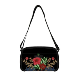 Bolsa Farm Acessórios Feminino Florido Preto