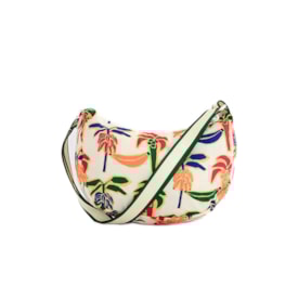 Bolsa Farm Banana Média Coqueiro De Banana Branco