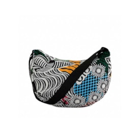 Bolsa Farm Banana Média Gráfico Rolezinho Tucano Preto