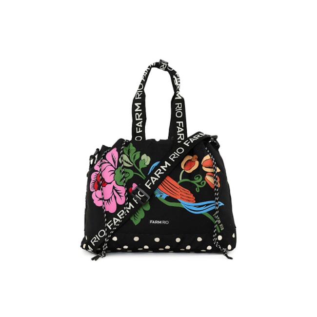 Bolsa Farm Feminina Média Preto