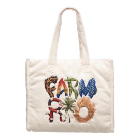 Bolsa Farm Feminina Off White