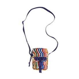 Bolsa Farm Fervo Dança De Listras Roxo