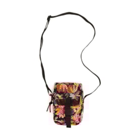 Bolsa Farm Fervo Flor De Banana Preto