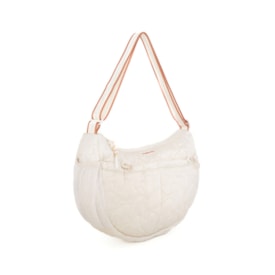 Bolsa Farm Média Bege Seda