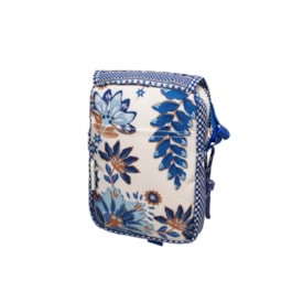 Bolsa Farm Shouder Bag Branco/ Azul Royal