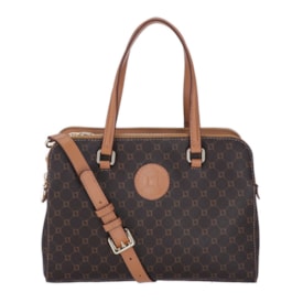 Bolsa Grande Luz Da Lua Feminina  e Mocca Monograma