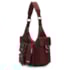 Bolsa Hobo Grande Wj Feminina Burgundy